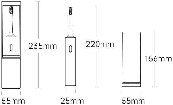 Электрическая зубная щетка со стерилизатором T-Flash UV Sterilization Toothbrush, pink - 8