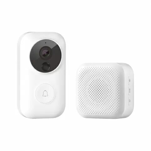 Умный дверной звонок и динамик Mijia Zero Intelligent Video Doorbell Set (White/Белый) - 1