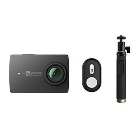 Xiaomi Yi 2 4K Travel Edition Action Camera (Black) купить в Москве. Цена на экшн-камеру Yi 2 4K (Черный), монопод и Bluetooth пульт Xiaomi: приложение, характеристики, фото, отзывы покупателей
