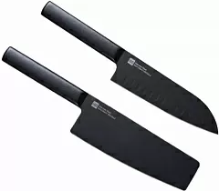 Набор ножей HuoHou Black Heat Knife Set (Black/Черный) - Фото