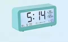 Часы-метеостанция Deli Effective Electronic Alarm Clock 8826 (Blue) - Фото