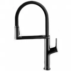 Кран для воды Xiaomi Big Blacksmith U Yue Kitchen Faucet (Black/Черный) - Фото