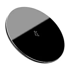 Беспроводное зарядное устройство BASEUS Simple, 2A, 15W, черный, для Type-C - Фото