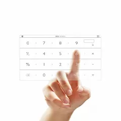 Умная ультратонкая клавиатура для ноутбука Xiaomi Air 13.3'' Luckey Nums Ultra-thin Smart Keyboard - Фото