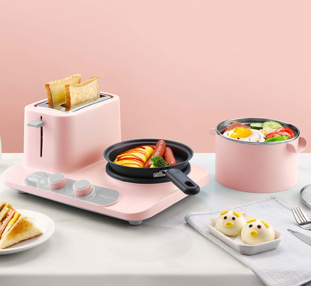 Плита и тостер Xiaomi Donlim Multi-Function Breakfast Machine