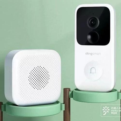 Интеллектуальный видеодомофон с динамиком Ding Zero Intelligent Video Doorbell E3 (White) - 5