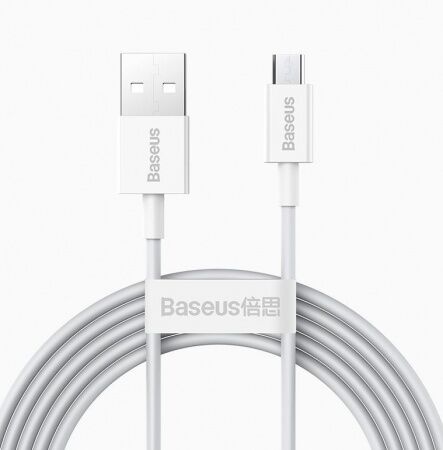 Кабель Baseus Superior Series Fast Charging USB - MicroUSB 2А 2 м CAMYS-A02 (White) : характеристики и инструкции - 12