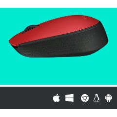 Мышь беспроводная Logitech M171 Red - 4