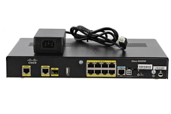 C892FSP-K9 Маршрутизатор (router) Cisco 892FSP 1 GE and 1GE/SFP - 2