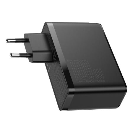 Зарядное устройство BASEUS GaN2 Pro Quick Charger 2USB2USB-C, 5A, 100W, черный - 4