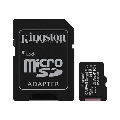Карта памяти microSD 512GB Kingston microSDXC Class 10 UHS-I U3 (SDCS2/512GB) RU - 2