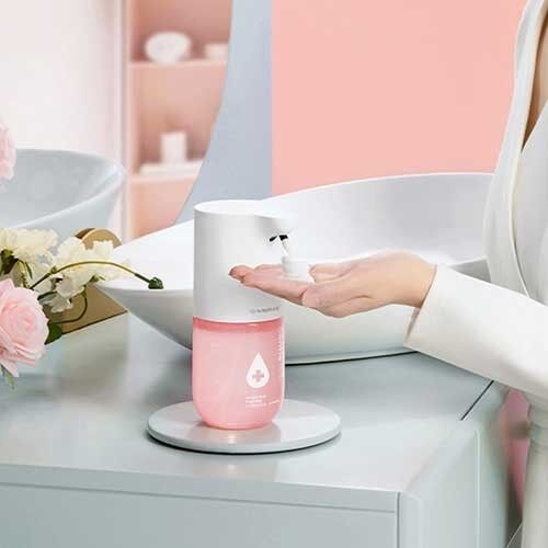 Дозатор сенсорный для мыла-пены Simpleway Automatic Induction Washing machine (Pink) RU - 7