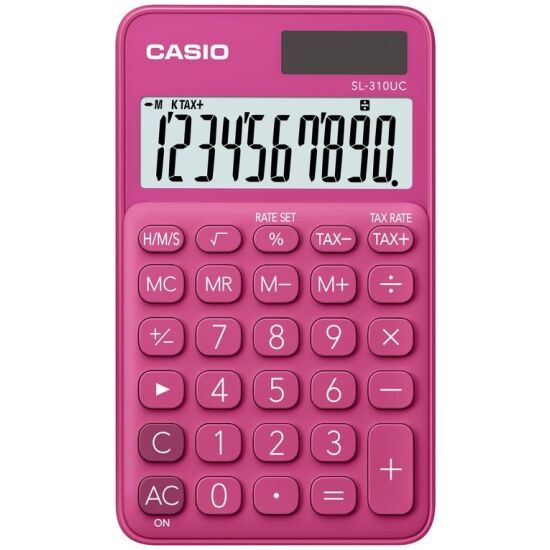 Калькулятор карманный Casio SL-310UC-RD-S-EC красный 10-разр. - 4