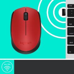 Мышь беспроводная Logitech M171 Red - 5