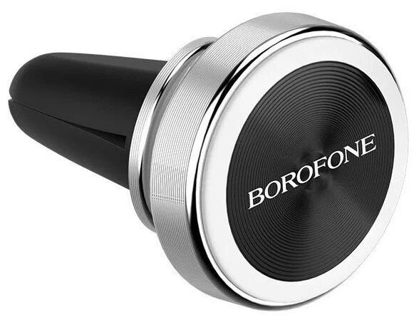 Держатель в автомобиль BOROFONE BH6 Platinum магнитный, в воздуховод (серебро) - 6