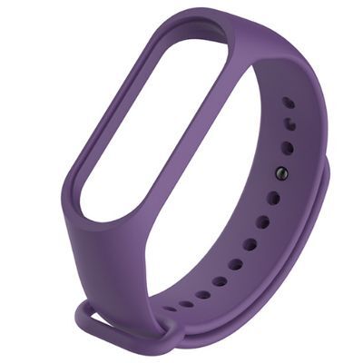 Ремешок силиконовый для Xiaomi Mi Band 5 (Purple/Фиолетовый) - 2