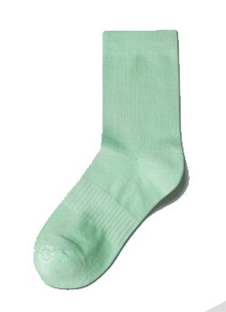Xiaomi Qimian Seven-Sided Antibacterial Combed Cotton Tube Women Socks (Green) 