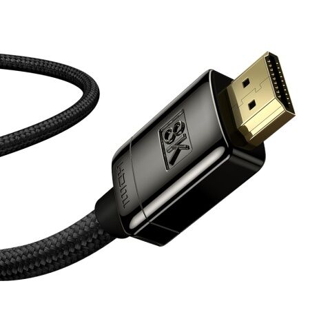 Кабель HDMI BASEUS High Definition (Zinc alloy), HDMI 8K- HDMI 8K, 1 м, черный - 2