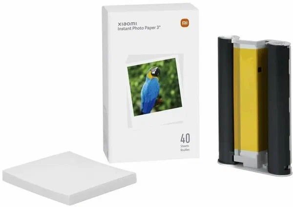 Бумага для фотопечати Xiaomi Instant Photo Paper 3 inches (40 листов  1 лента) (для принтера 1S Set) - 2