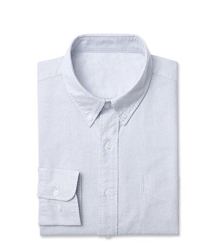 Рубашка VANCL American Classic Oxford Shirt (Grey/Серый) 