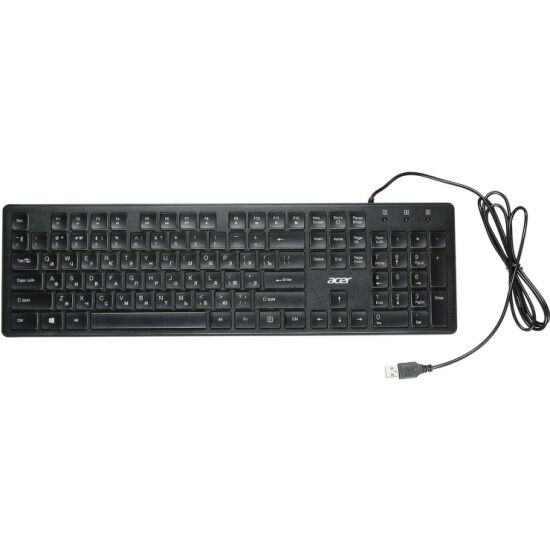 ZL.KBDEE.001 Клавиатура Acer OKW020 черный USB slim - 3