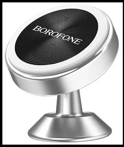 Держатель в автомобиль BOROFONE BH5 Platinum магнитный, на панель (серебро) - 8