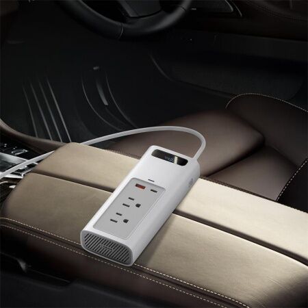 Автомобильный инвертор BASEUS In-car Inverter, белый - 5