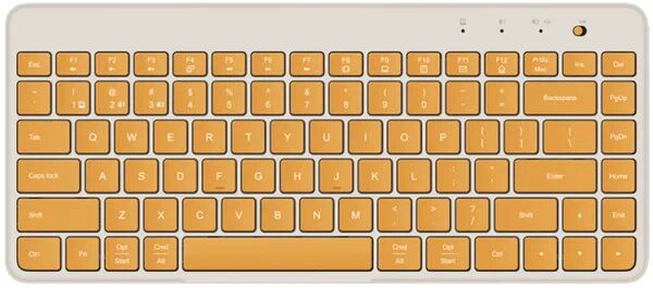 Беспроводная клавиатура Mi Dual Mode Wireless Keyboard (XMBXJP01YM) (Русские буквы) Beige - 1