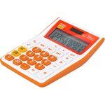 Калькулятор Deli E1122/OR оранжевый 12-разр. RU - 1