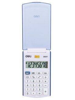 Калькулятор Deli E39217/BLUE синий 8-разр. RU - 2