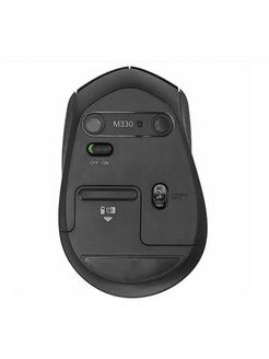 Мышь беспроводная Logitech M330 Silent Plus Black - 5