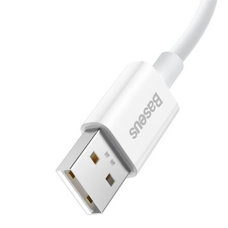 Кабель USB BASEUS Superior Series (SUPERVOOC) Fast Charging, USB - Type-C, 65W, 2 м, белый - 5