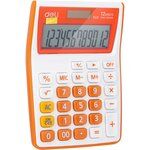 Калькулятор Deli E1122/OR оранжевый 12-разр. RU - 3