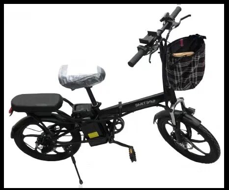 Электровелосипед Spetime E-Bike S6 Air (Black) - 2