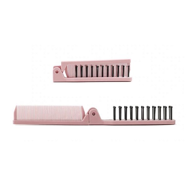 Расческа Jordan & Judy Folding Dual-Purpose Comb розовый PT006 (Pink) - 3