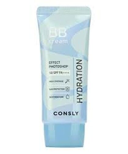 Consly PHOTOSHOP Hyaluronic acid  Niacinamide Moisturizing BB cream Увлажняющий BB-крем с эффектом фотошопа SPF50/PA Натуральный бежевый 50мл - 1