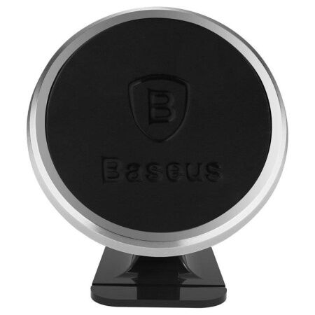 Автомобильный держатель BASEUS 360 Adjustable Magnetic, магнитный, серебряный, на клею - 1