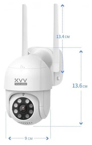 IP камера Xiaovv Outdoor PTZ Camera 2K (XVV-3630S-P1) (White) EU - 5