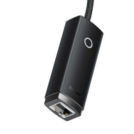 Переходник/Адаптер BASEUS Lite Series Ethernet Adapter, USB A- RJ45 (100Mbps), черный : характеристики и инструкции - 2