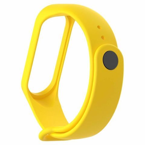 Ремешок силиконовый для Xiaomi Mi Band 5 (Yellow/Желтый) - 3