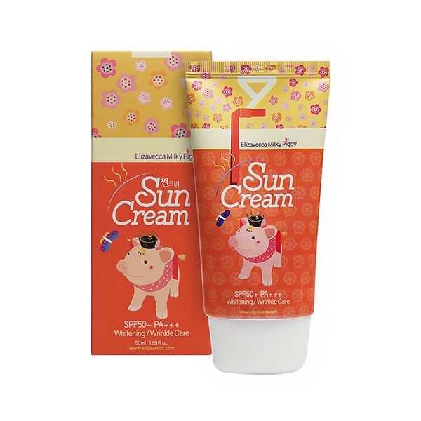 Elizavecca Milky Piggy Sun Cream SPF50 PA Солнцезащитный крем - 2