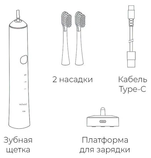 Электрическая зубная щетка ShowSee D1 (Green) - 3