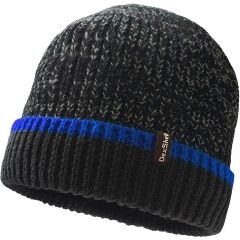 Шапка водонепроницаемая Dexshell Cuffed Beanie, DH353BLU черная с cиней полоской, размер S/M, DH353B - 3