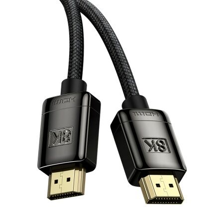 Кабель HDMI BASEUS High Definition (Zinc alloy), HDMI 8K- HDMI 8K, 1 м, черный - 7
