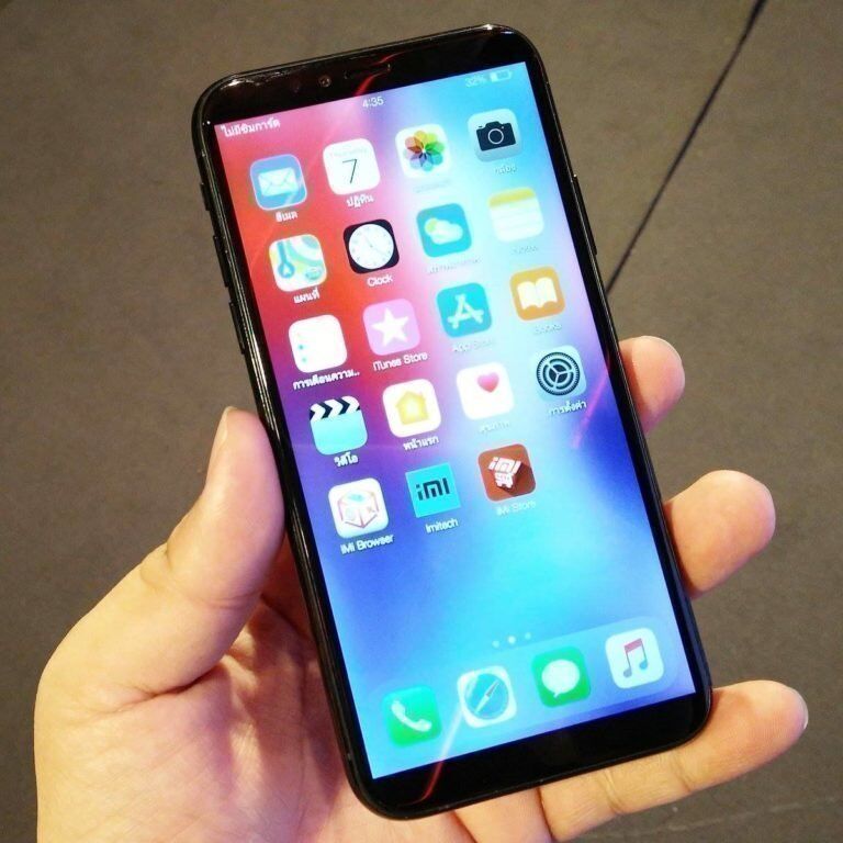 Гибрид смартфонов iPhone X и Xiaomi Mi6