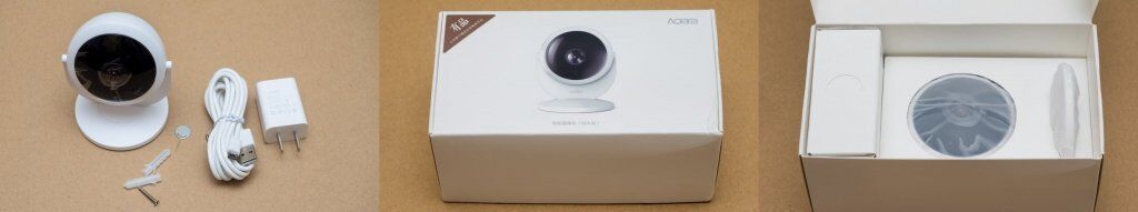 Дизайнерская упаковка и полная комплектация Хiaomi Aqara smart camera