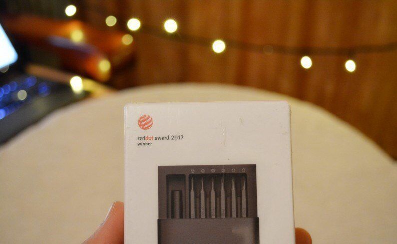 Отвёртка Xiaomi (MiJia) Wiha верх коробки со значком Reddot Award