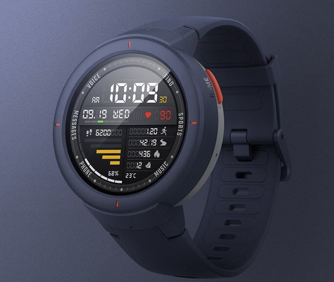 Дизайн умных часов Xiaomi Amazfit Verge