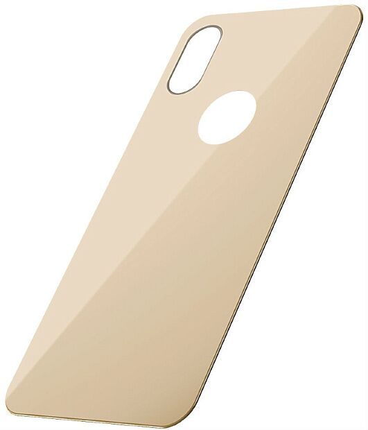 Защитное стекло BASEUS SGAPIPH58-BM0V для iPhone XS, заднее, золотой - 1
