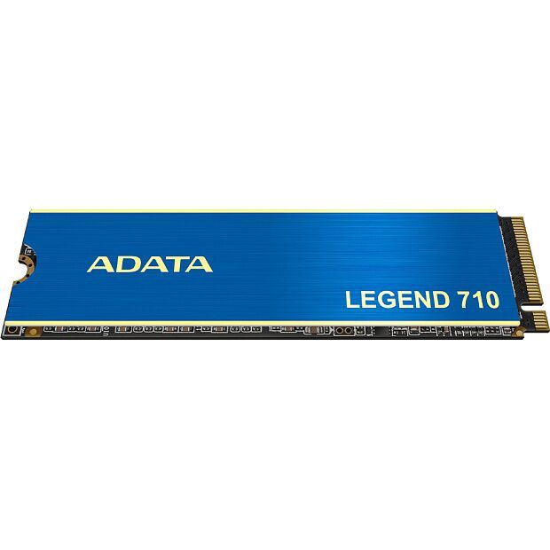 Твердотельный накопитель ADATA SSD LEGEND 710, 512GB, M.2(22x80mm), NVMe 1.4, PCIe 3.0 x4, 3D NAND, R/W 2400/1000MB/s, IOPs 90 000/150 000, TBW 130, - 7